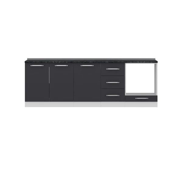 Minar 245 Cm Mutfak Dlb Byz Ant 245-A4-Alt - Resim 5