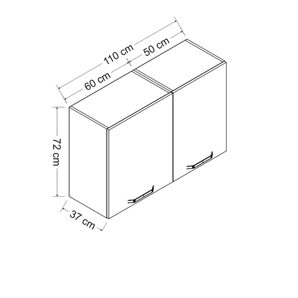 Minar 110 Cm Mutfak Dlb Byz 110-B1-Üst - Resim 8