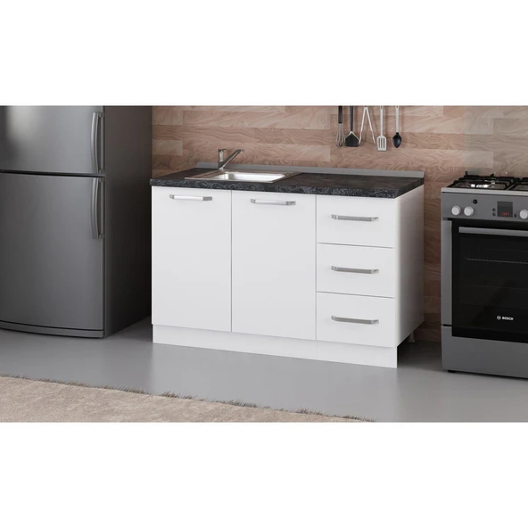 Minar 130 Cm Mutfak Dlb Byz 130-B2-Alt - Resim 2