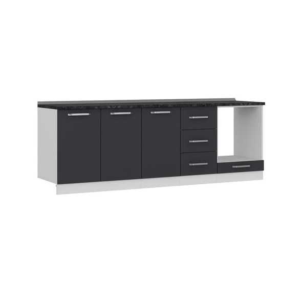 Minar 240 Cm Mutfak Dlb Byz Ant 240-A4-Alt - Resim 4