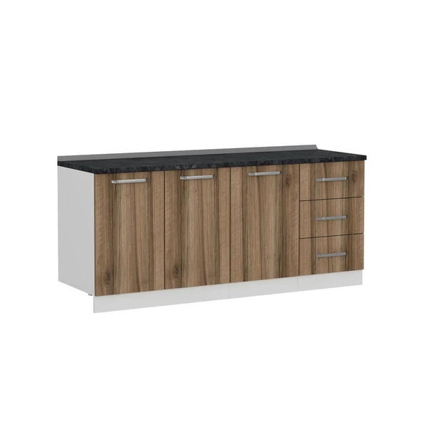 Minar 190 Cm Mutfak Dlb Byz Dore 190-D1-Alt - Resim 4