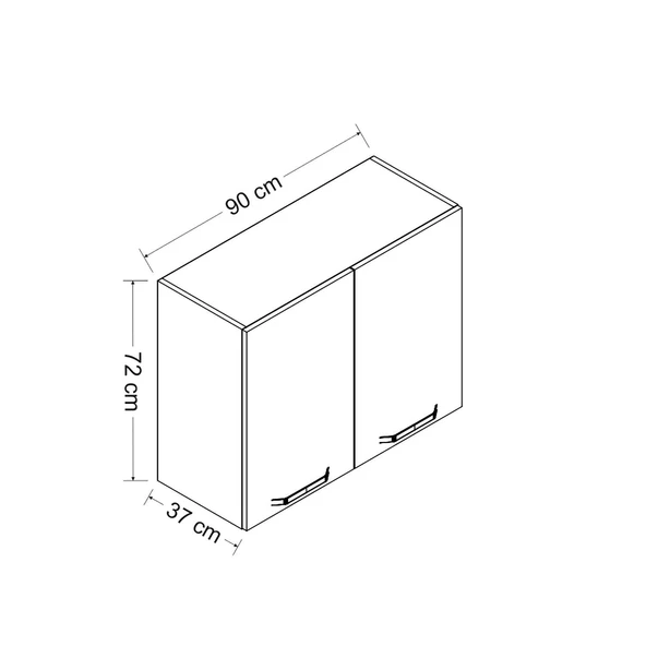 Minar 90 Cm Mutfak Dlb Byz 90-B1-Üst - Resim 8