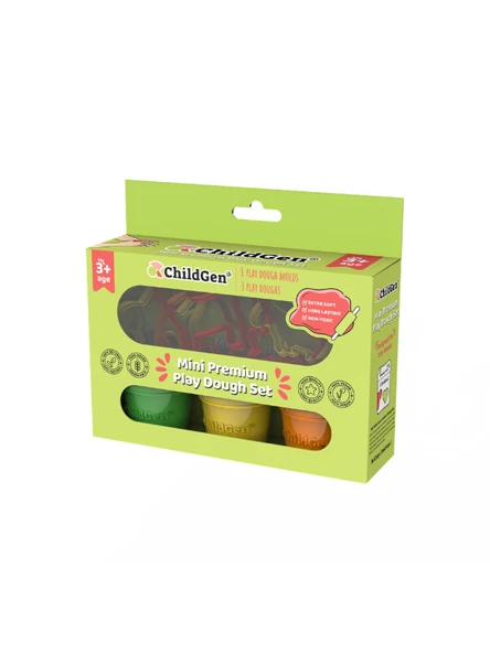ChildGen Doğal Oyun Hamuru Mini Set ürün görseli 1