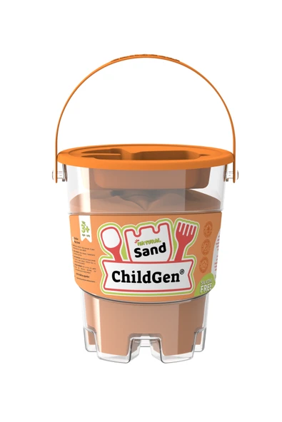 ChildGen Doğal Oyun Kumu - Turuncu - 500 gr ürün görseli 1