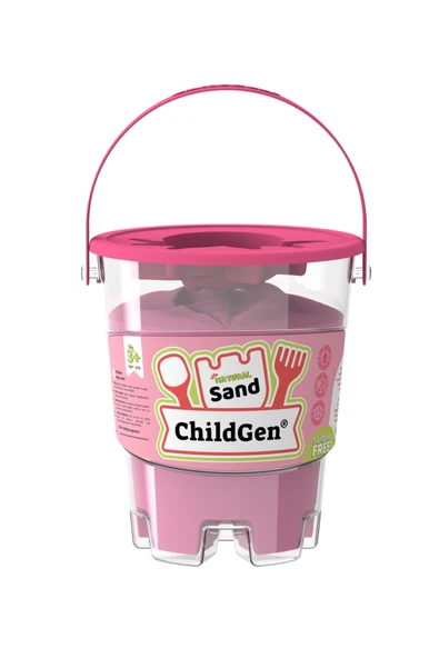 ChildGen Doğal Oyun Kumu - Pembe - 500 gr ürün görseli 1