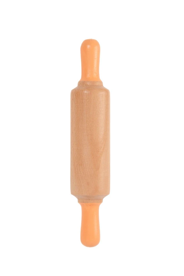 ChildGen Mini Ahşap Merdane-turuncu - Resim 2