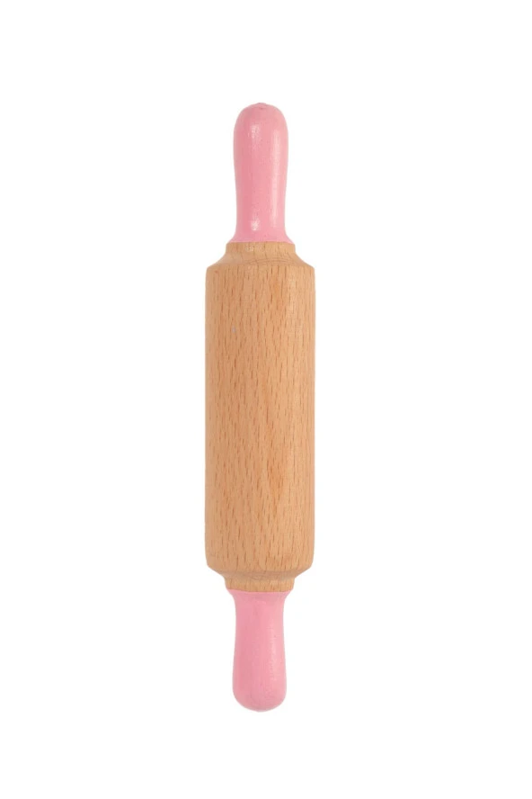 ChildGen Mini Ahşap Merdane-pembe - Resim 2