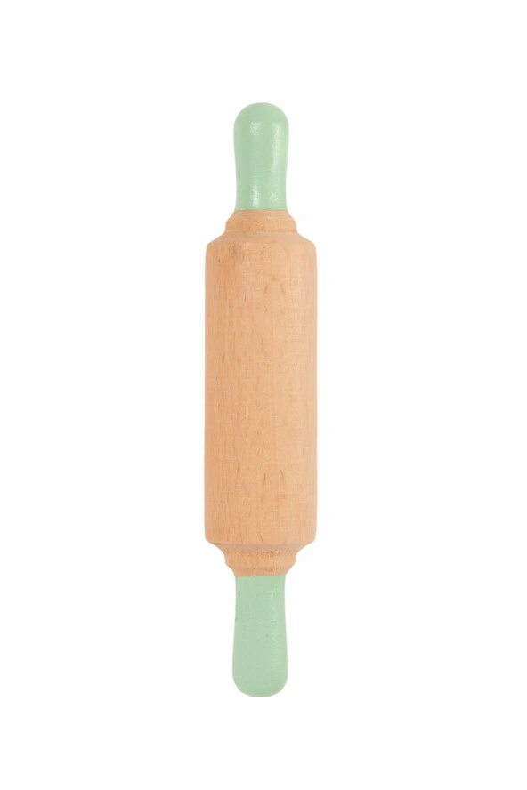 ChildGen Mini Ahşap Merdane-yeşil - Resim 2