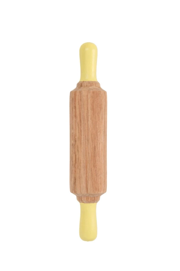 ChildGen Mini Ahşap Merdane-sarı - Resim 2