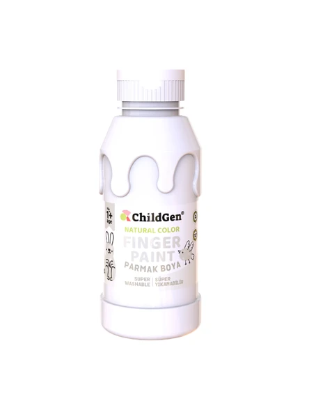 ChildGen Süper Yıkanabilir Parmak Boya 350 ml Şişe ürün görseli 1
