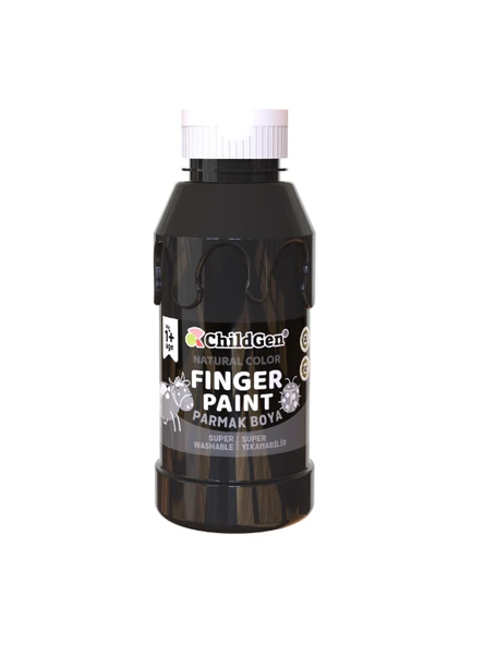 ChildGen Süper Yıkanabilir Parmak Boya 350 ml Şişe ürün görseli 1