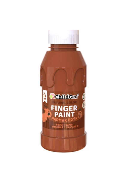 ChildGen Süper Yıkanabilir Parmak Boya 350 ml Şişe ürün görseli 1