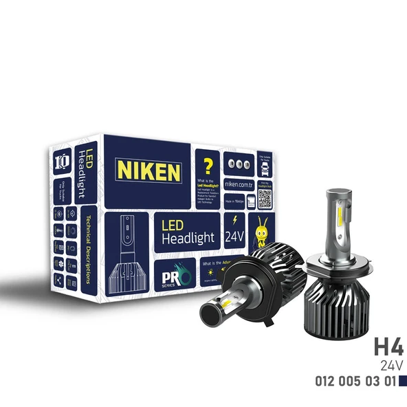 Xenon Pro Serisi H4 Led Far Ampulü 24V Şimşek Etkili ürün görseli 1