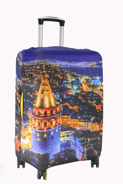 (My#56 Galata Kuş Bakışı) VALİZ İÇİN KILIF ürün görseli 1