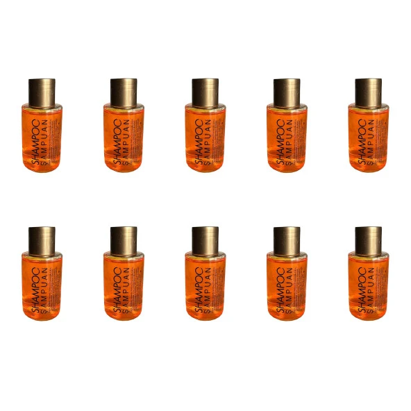 Mini Tek Kullanımlık Otel Kamp Seyehat Saç Şampuanı - 30cc / 30 Ml. - 10 Adet ürün görseli 1