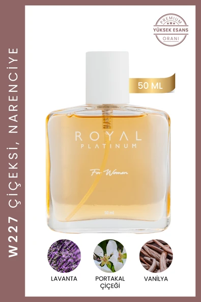 Royal Platinum W227 Kadın Parfüm Çiçeksi Vanilya Lavanta ürün görseli 1