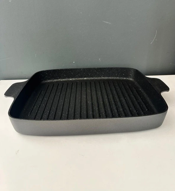 ARYILDIZ PRO-GRADE GRILL TAVA 30X25 CM GRİ ürün görseli 1
