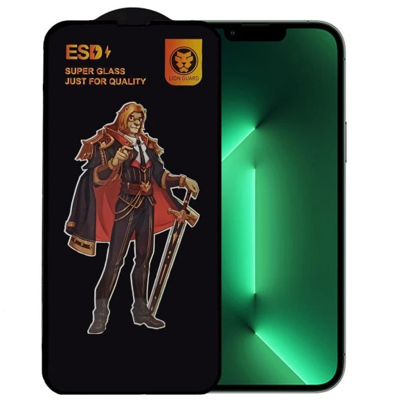 İphone 13 Pro Max Anti Statik Ekran Koruyucu Toz Tutmayan Kırılmaz Cam ürün görseli 1