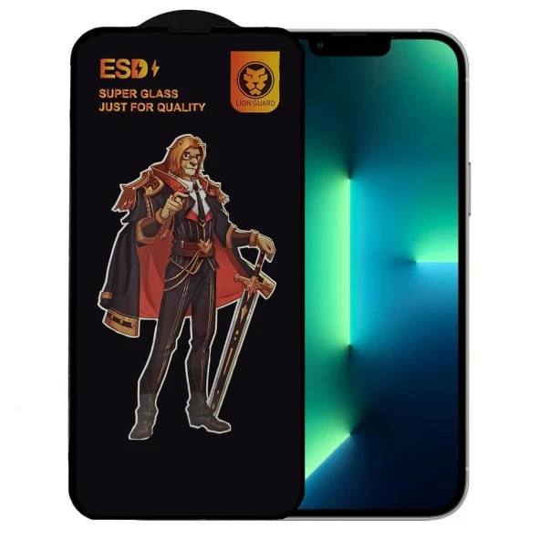 İphone 13 Pro Anti Statik Ekran Koruyucu Toz Tutmayan Kırılmaz Cam ürün görseli 1