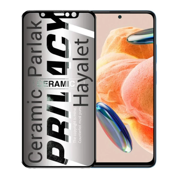 Xiaomi Redmi Note 12 Pro İle Uyumlu Hayalet Ekran Koruyucu Parlak Seramik 9018000001792 ürün görseli 1