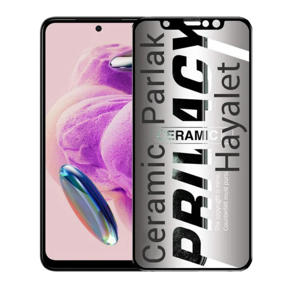 Xiaomi Redmi Note 12S Hayalet Ekran Koruyucu Parlak Seramik ürün görseli 1