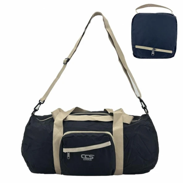 ÇÇS 40220 Katlanır Seyahat Spor Çanta Siyah ürün görseli 1