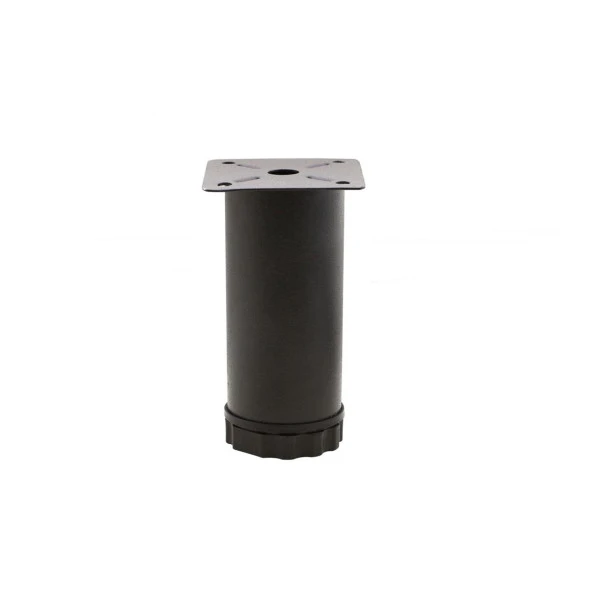 Mobilya Ayağı Metal 8 cm Alttan Ayarlı 42 mm Mat Siyah Ayak ürün görseli 1