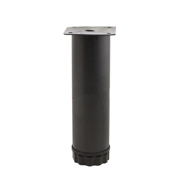 Mobilya Ayağı Metal 20 cm Alttan Ayarlı 42 mm Mat Siyah Ayak ürün görseli 1