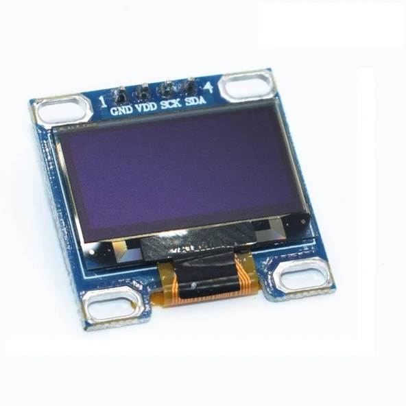 128x64 OLED Ekran LCD 0.96 I2C Arduino Raspberry PI Beyaz ürün görseli 1