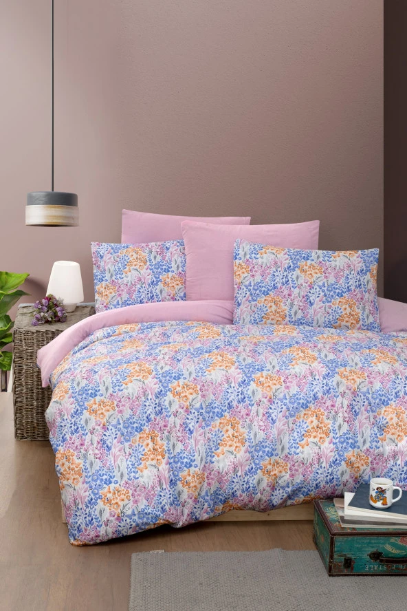 MyStory Home Lastikli Çarşaflı Çift Kişilik Nevresim Takımı Colore ürün görseli 1