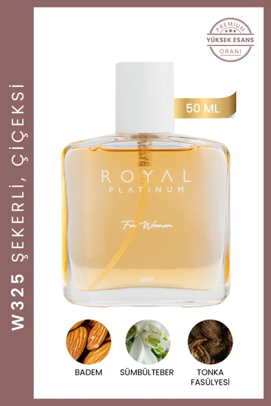 Royal Platinum W325 Kadın Parfüm Badem Tonka ürün görseli 1