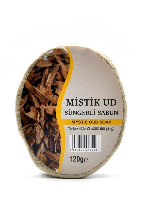 Mistik Ud Özlü Süngerli Sabun Banyo Duş Sabunu 120 G ürün görseli 1