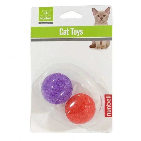 Nunbell Kedi Oyuncak İkili Sesli Top ürün görseli 1