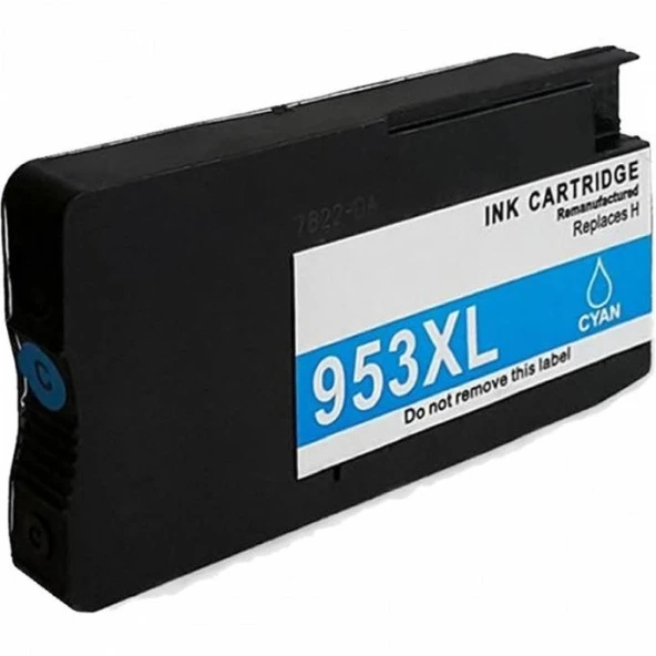 HP UYUMLU 953XL (F6U16AE) Mavi Muadil Kartuş ürün görseli 1
