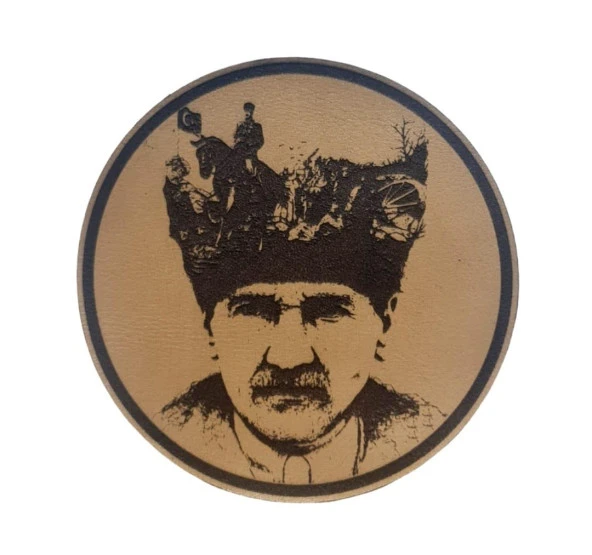 ATATÜRK - Deri Peç - Arma - Leather Patch ürün görseli 1