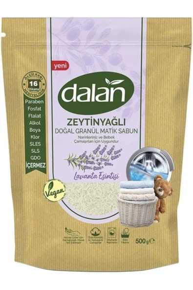 Dalan Zeytinyağlı Doğal Granül Matik Sabun Lavanta Esintisi 500 gr ürün görseli 1