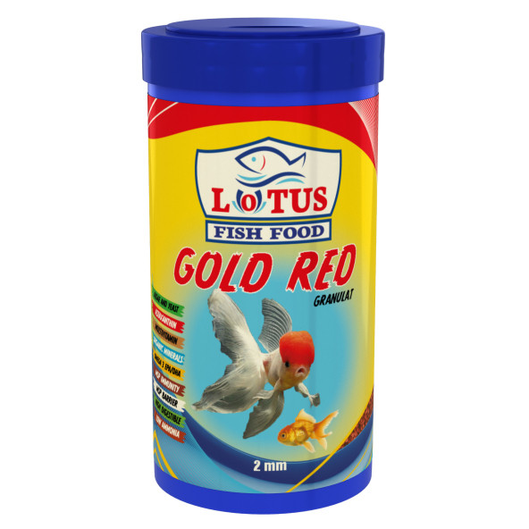 Lotus Gold Red Algae Astaxanthin Renk Japon Balığı Yemi 1000 ml ürün görseli 1