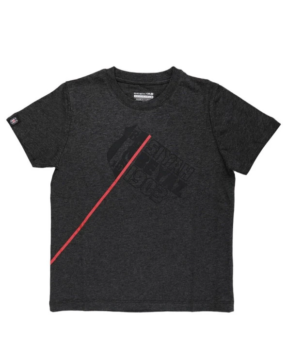 Beşiktaş Orijinal Lisanslı Antrasit Siyah Çocuk T-shirt ürün görseli 1