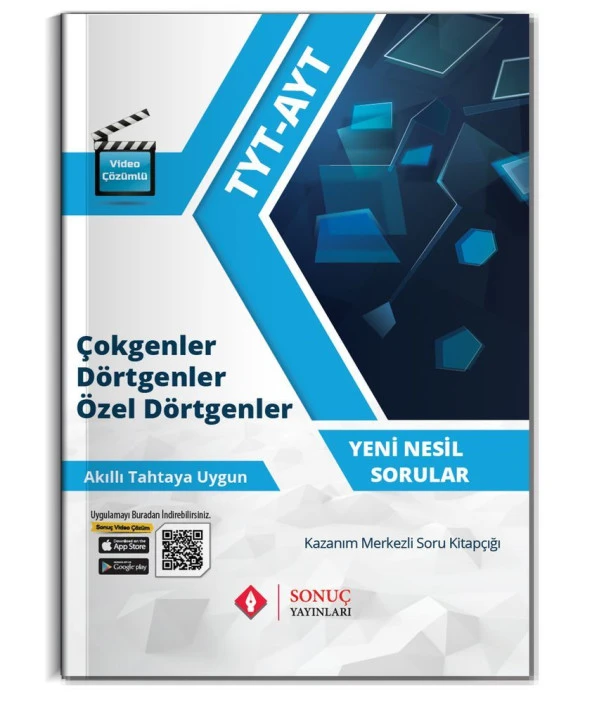 TYT AYT Çokgenler Dörtgenler Özel Dörtgenler Sonuç Yayınları ürün görseli 1