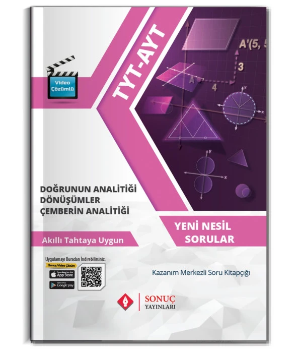 TYT AYT Doğrunun Analitiği Dönüşümler Çemberin Analitiği Sonuç Yayınları ürün görseli 1