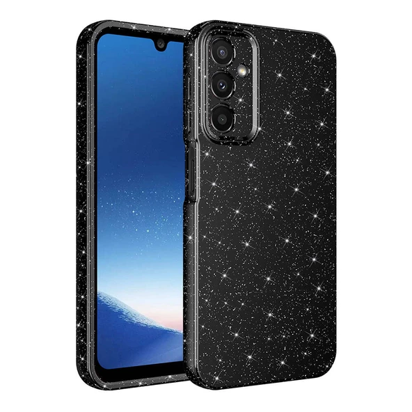 Gpack Samsung Galaxy A25 Kılıf Koton Simli Silikon Arka Kapak Kamera Korumalı ürün görseli 1