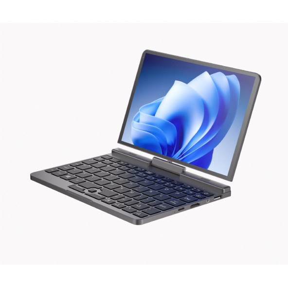 Minibook Katlanabilir Ekranlı Çift Fonksiyon Kullanabilir Mini Laptop ürün görseli 1