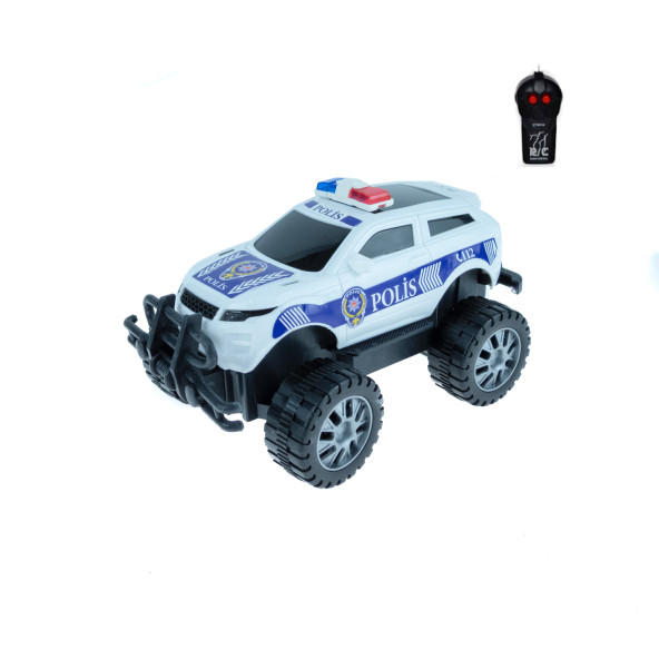 1:24 Ölçek Uzaktan Kumandalı Polis Arabası Suv Yarım Fonksiyon ürün görseli 1