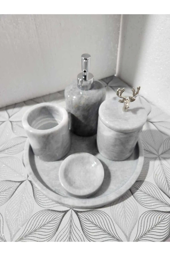 mermer 5li banyo seti ürün görseli 1