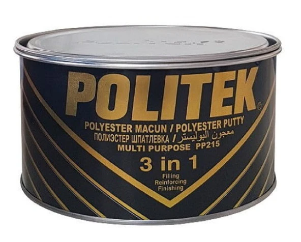 POLİTEK 3İN1 MULTİ POLYESTER MACUN 3/1 YEŞİL PP215 ürün görseli 1