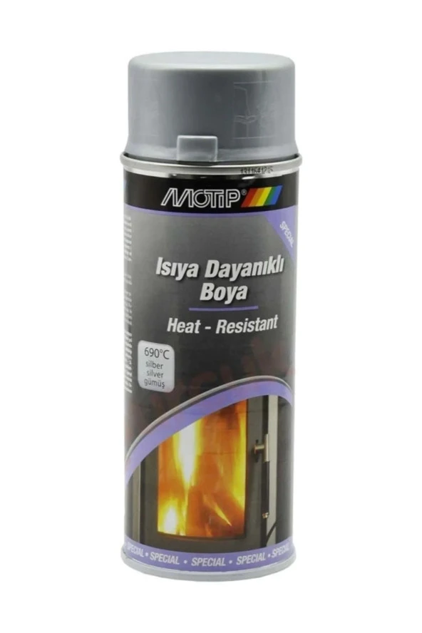Motip Isıya Dayanıklı Gümüs Sprey Boya 400Ml ürün görseli 1