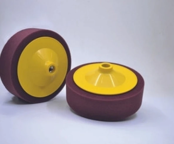 BEFAR LEO 59507 VİDALI POLİSAJ SÜNGERİ BORDO 150MM ürün görseli 1