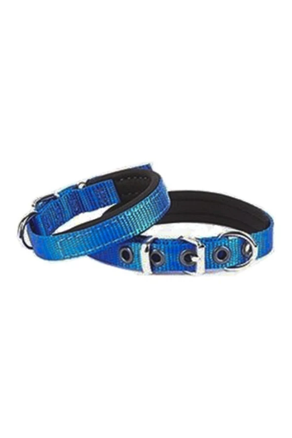 Doggie Konfor Dokuma Boyun Tasması S Beden Mavi 2x30-35 Cm ürün görseli 1