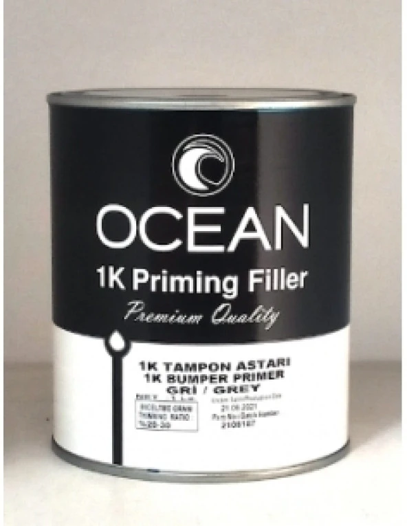 OCEAN 1K TAMPON ASTARI GRİ 1/1 ürün görseli 1