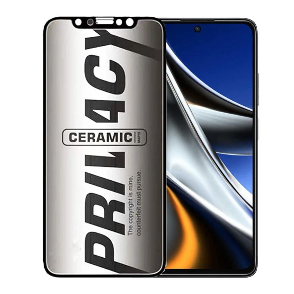 Xiaomi Poco X4 Pro İle Uyumlu Hayalet Ekran Koruyucu Mat Seramik Hayalet 9018000001353 ürün görseli 1